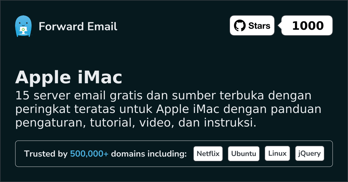 15 Top-Rated Open Source Email Servers for Apple iMac in 2026
