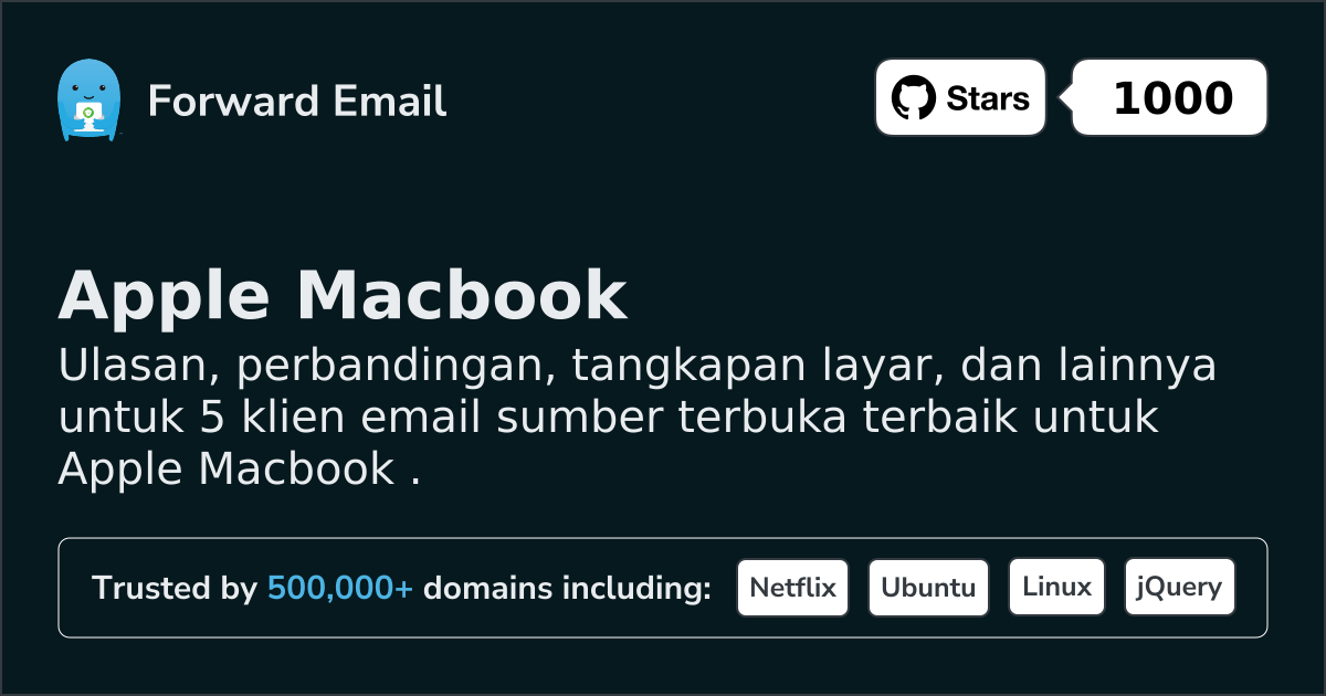5 Best Open Source Email Clients for Apple Macbook in 2026
