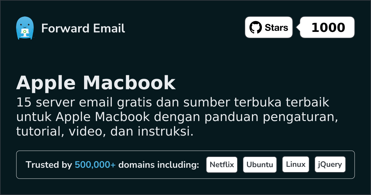 15 Best Open Source Email Servers for Apple Macbook in 2026