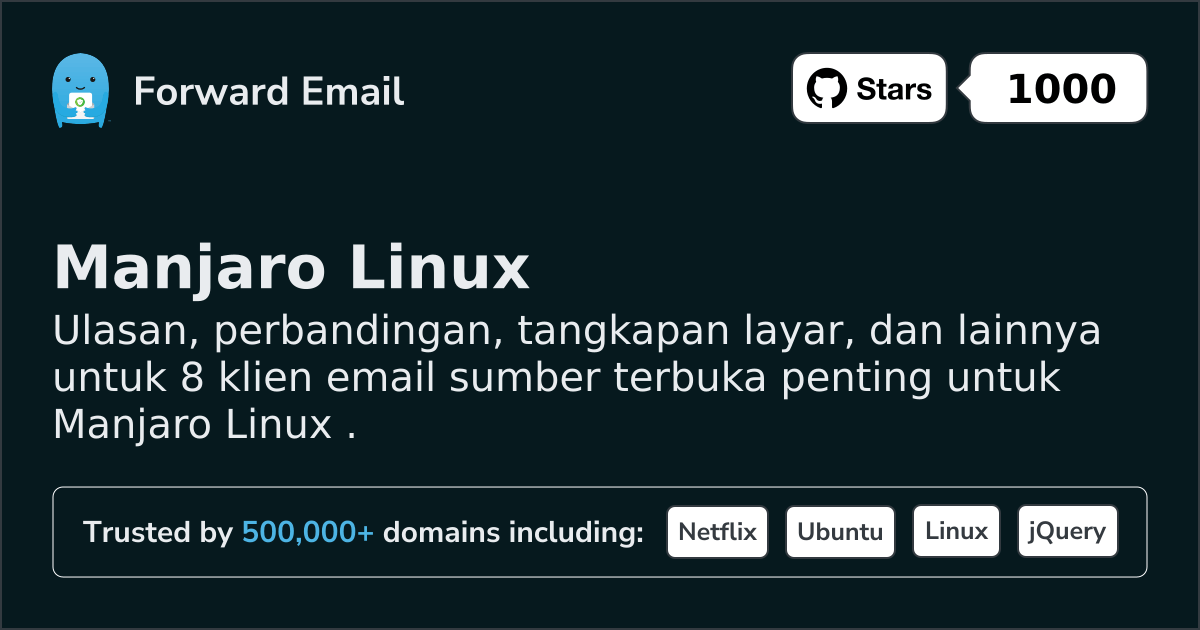 8 Important Open Source Email Clients for Manjaro Linux in 2026