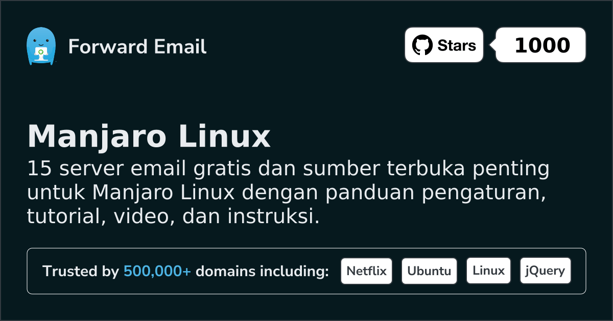 15 Important Open Source Email Servers for Manjaro Linux in 2026