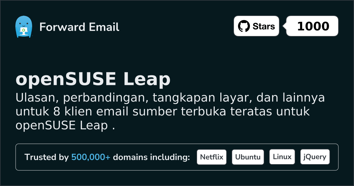 8 Top Open Source Email Clients for openSUSE Leap in 2026