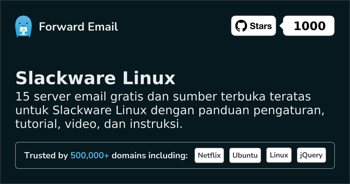 15 Top Open Source Email Servers for Slackware Linux in 2026