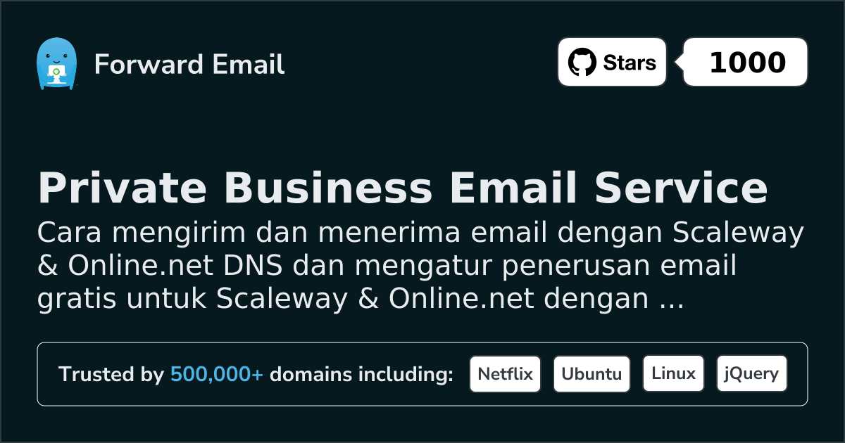 Cara Mengatur Email dengan Scaleway & Online.net