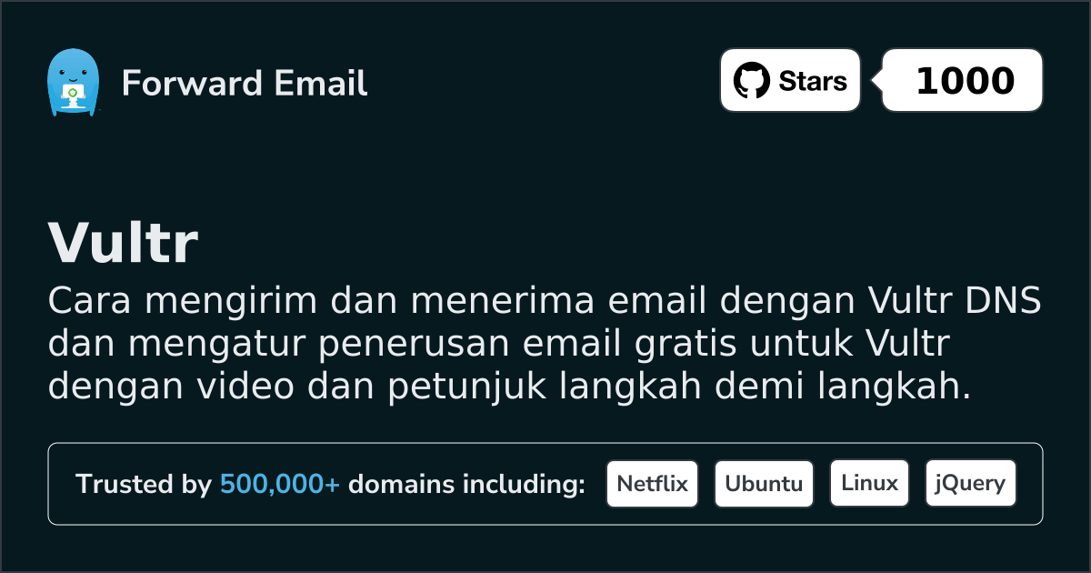 Cara Mengatur Email dengan Vultr