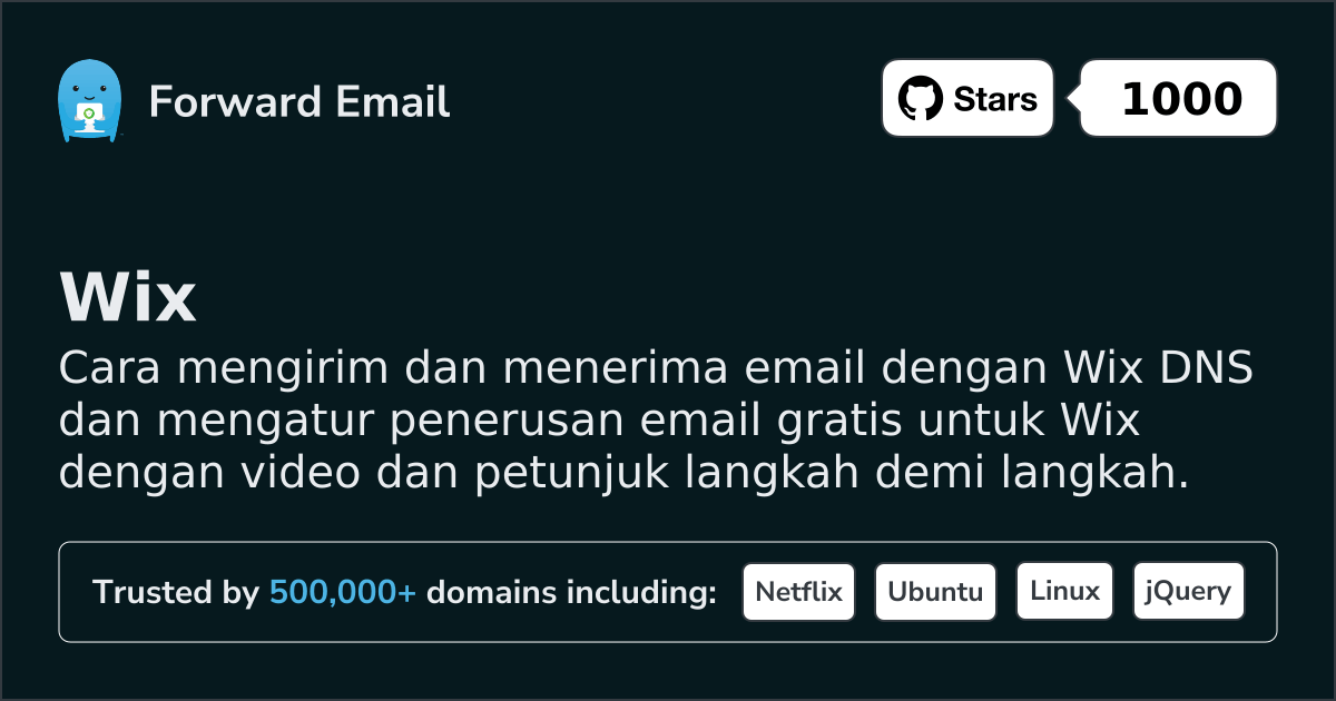 Cara Mengatur Email dengan Wix