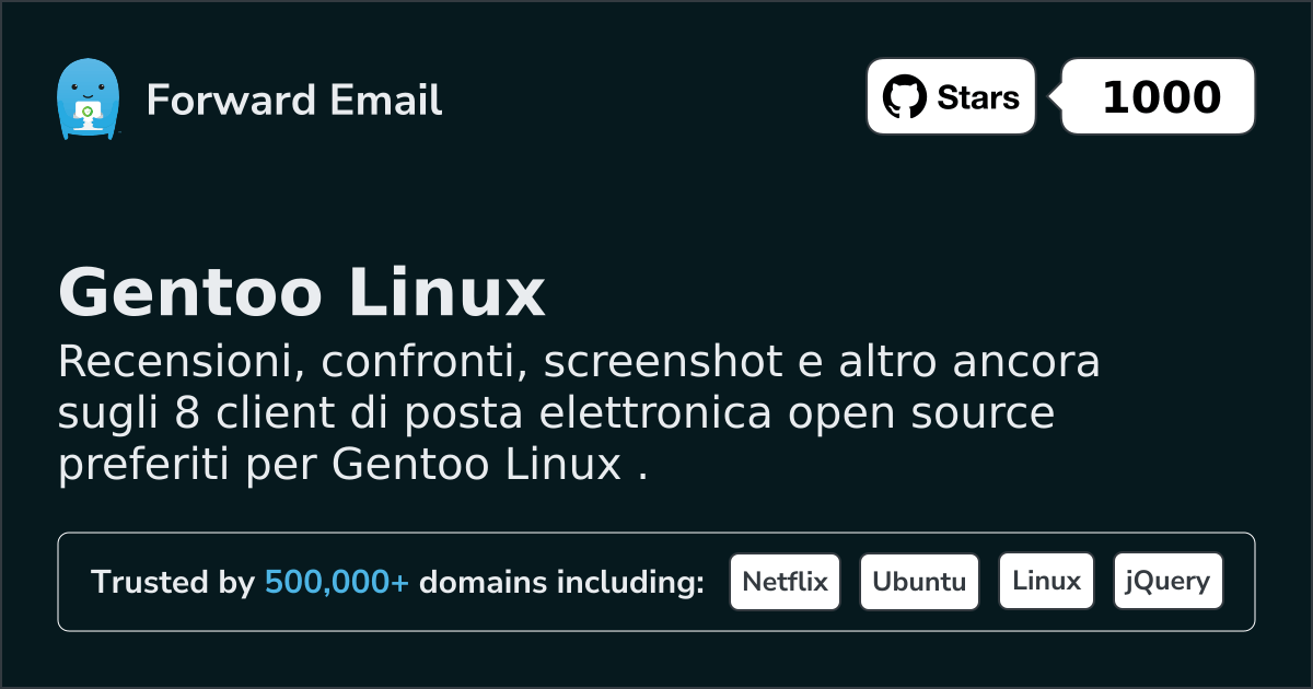 8 Favorited Open Source Email Clients for Gentoo Linux in 2026
