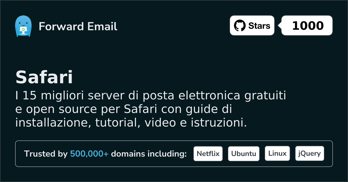 15 Top Open Source Email Servers for Safari in 2026