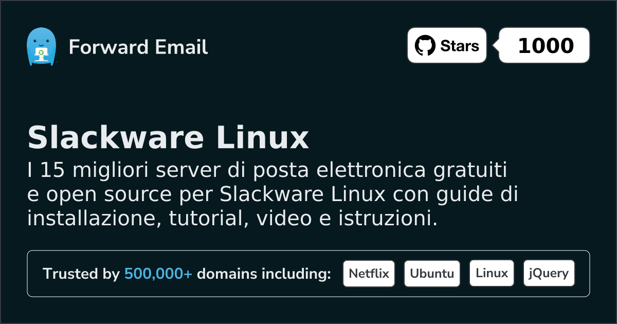 15 Top Open Source Email Servers for Slackware Linux in 2026