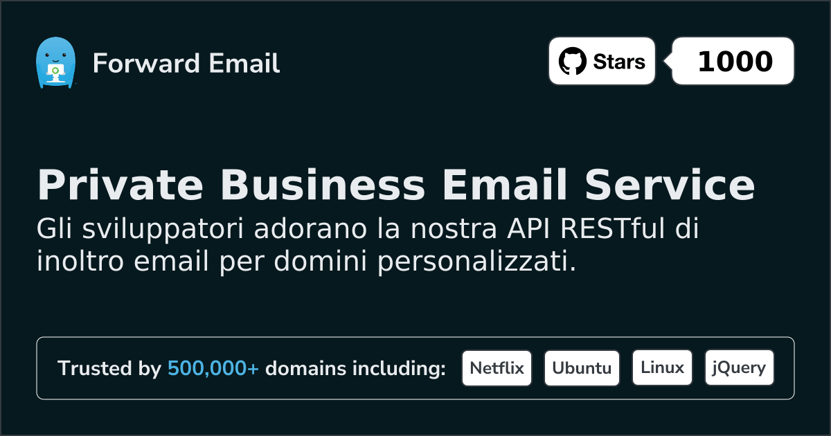 API di posta elettronica per sviluppatori per domini personalizzati e webhook