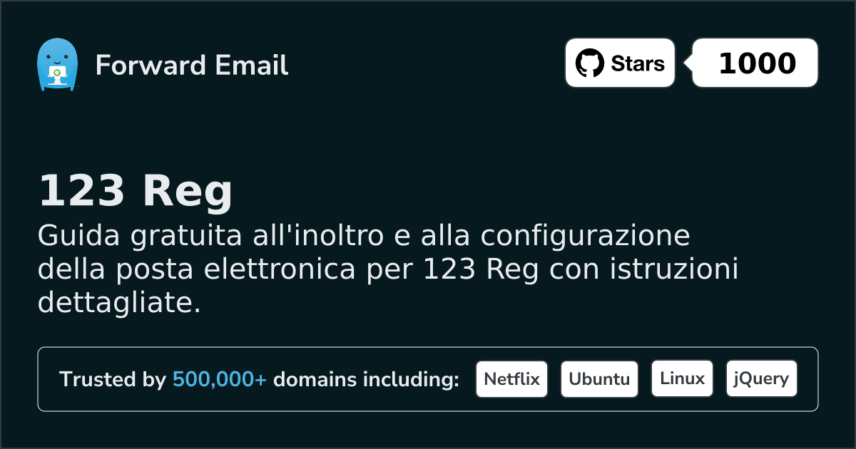 Come configurare l'email con 123 Reg