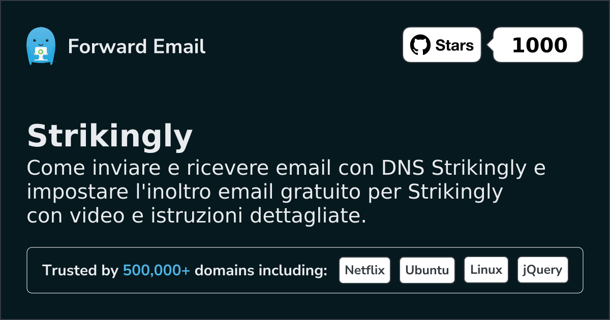 Come configurare l'email con Strikingly
