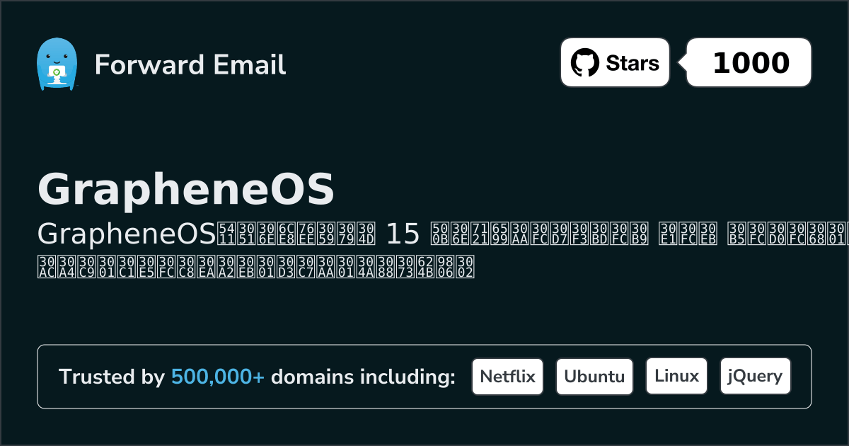15 Notable Open Source Email Servers for GrapheneOS in 2026