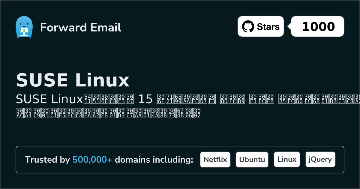 15 Top Open Source Email Servers for SUSE Linux in 2026