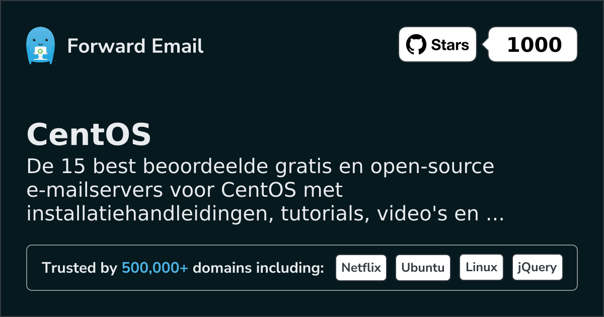 15 Highest-Rated Open Source Email Servers for CentOS in 2026