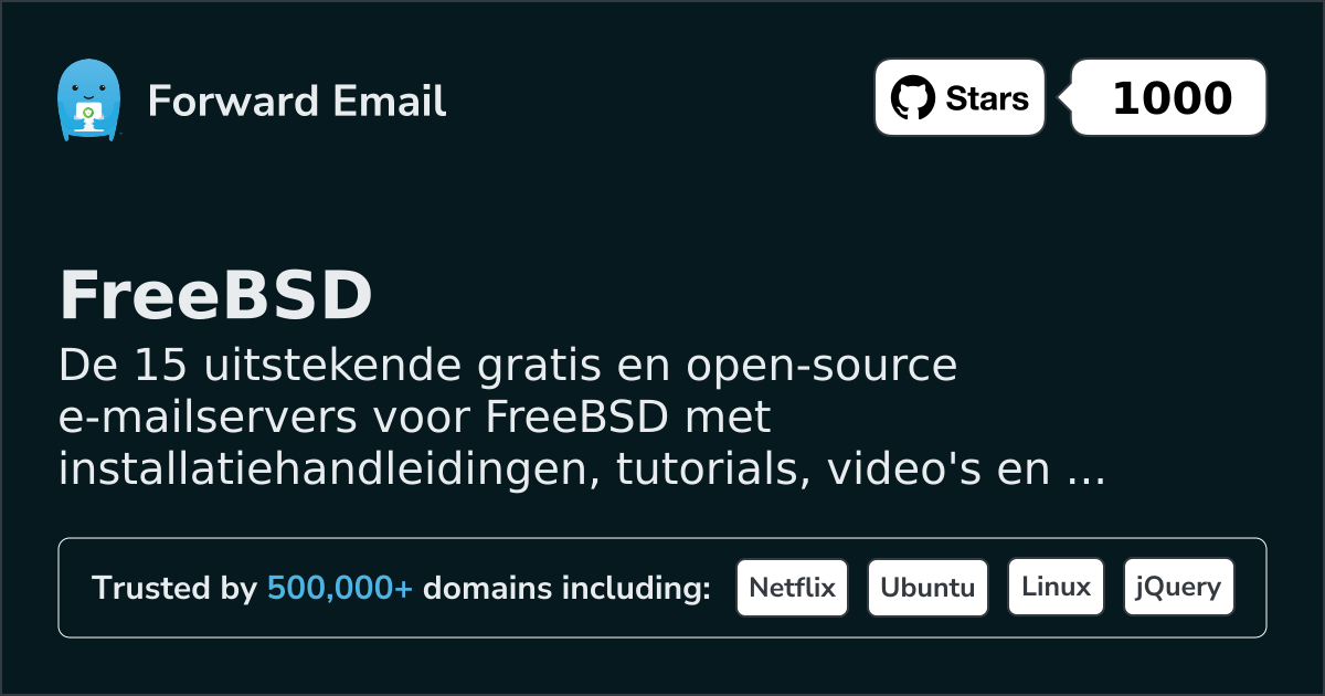 15 Excellent Open Source Email Servers for FreeBSD in 2026