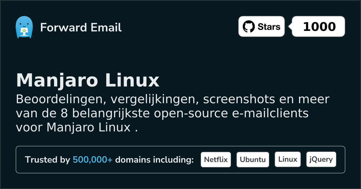 8 Important Open Source Email Clients for Manjaro Linux in 2026
