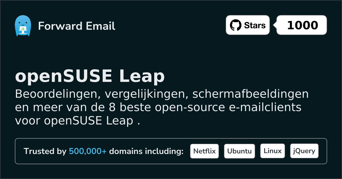 8 Top Open Source Email Clients for openSUSE Leap in 2026