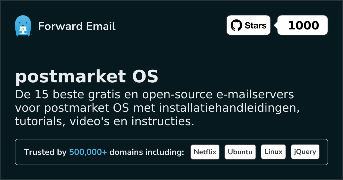 15 Top Open Source Email Servers for postmarket OS in 2026