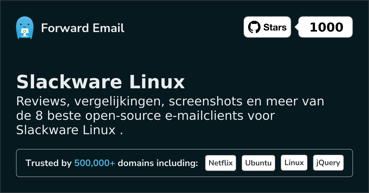 8 Top Open Source Email Clients for Slackware Linux in 2026