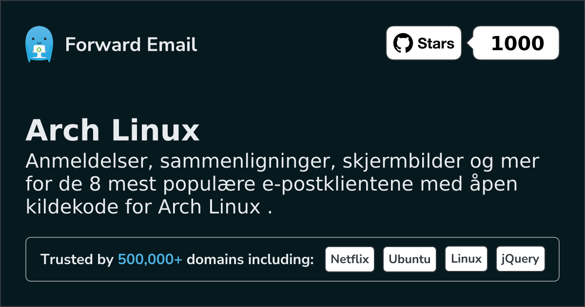 8 Most Popular Open Source Email Clients for Arch Linux in 2026