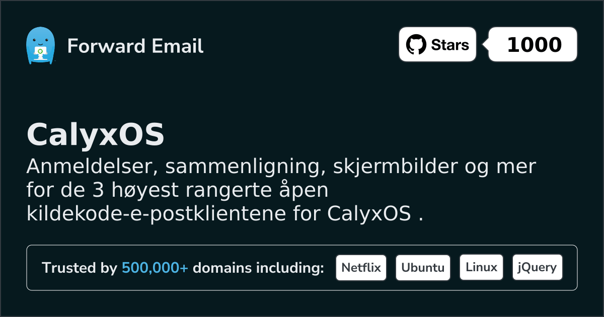 3 Highest-Rated Open Source Email Clients for CalyxOS in 2026