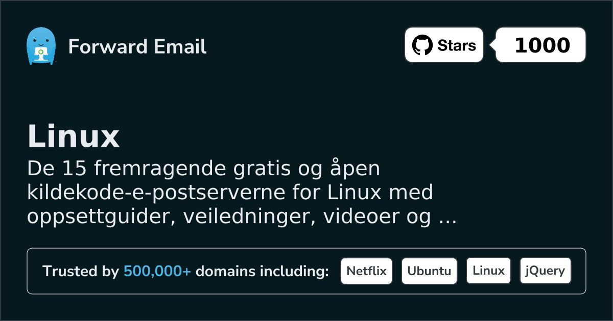 15 Outstanding Open Source Email Servers for Linux in 2026