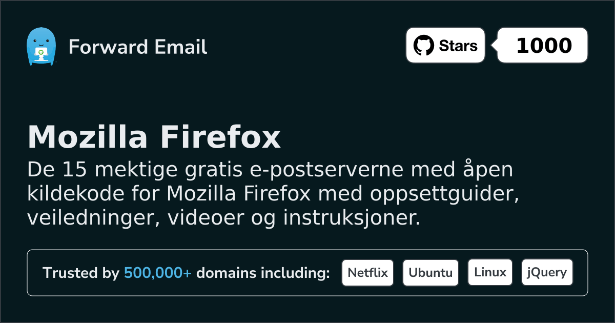 15 Mighty Open Source Email Servers for Mozilla Firefox in 2026