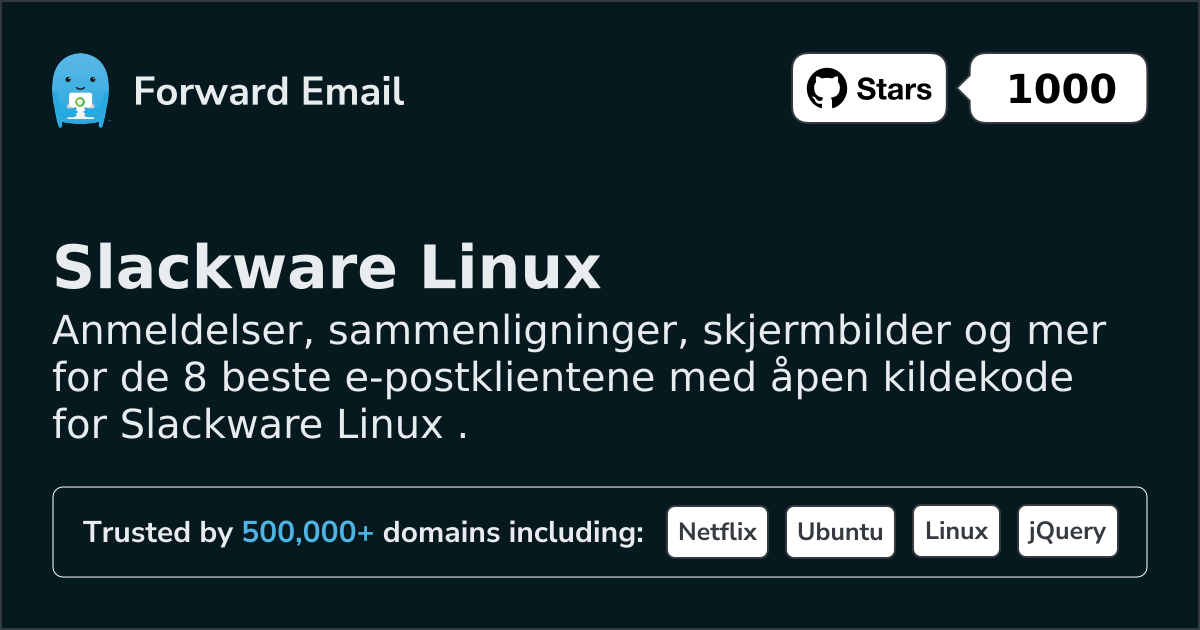 8 Top Open Source Email Clients for Slackware Linux in 2026