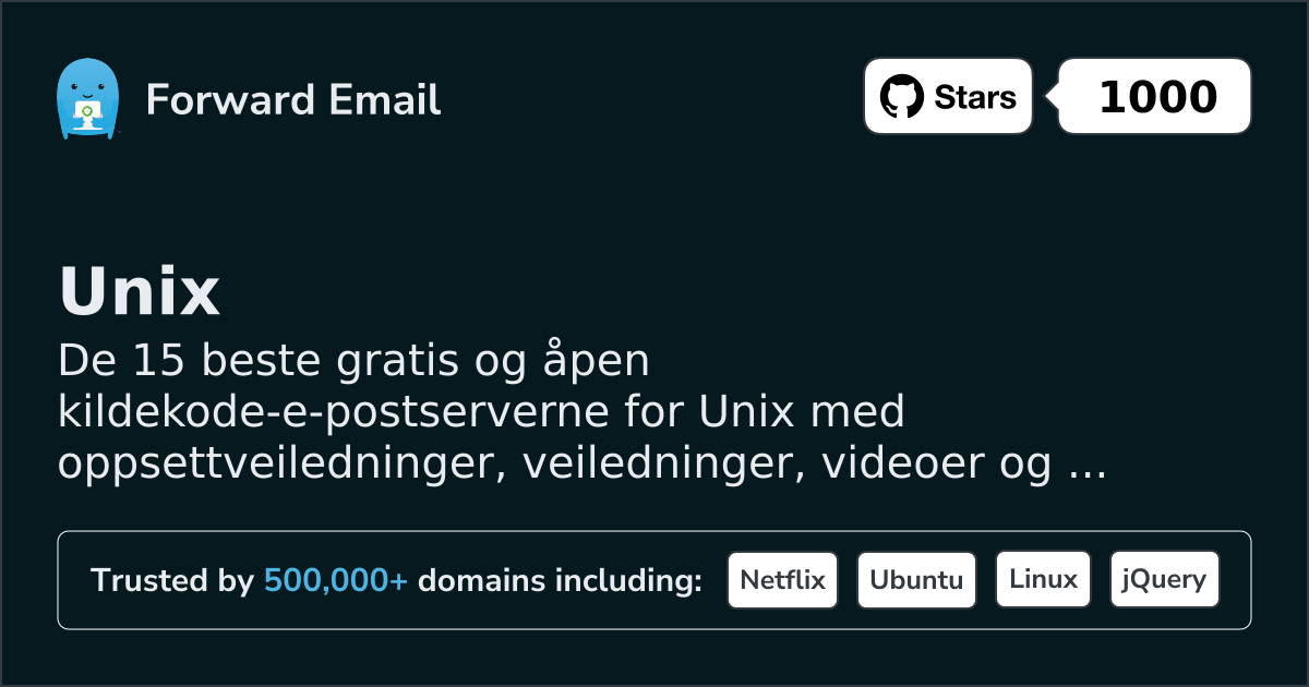 15 Top Open Source Email Servers for Unix in 2026