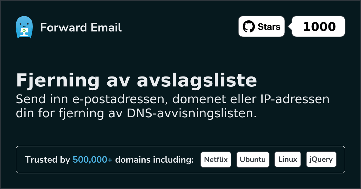 Fjerning av avslagsliste