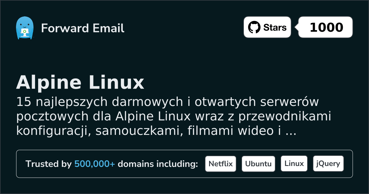 15 Top Open Source Email Servers for Alpine Linux in 2026