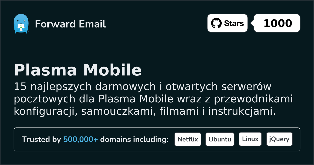 15 Top Open Source Email Servers for Plasma Mobile in 2026