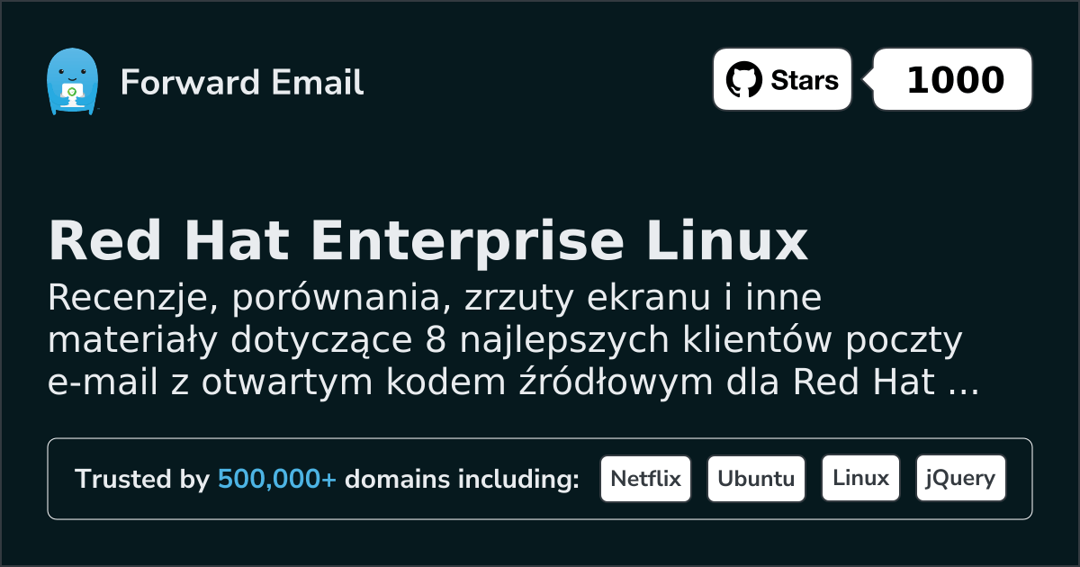 8 Top Open Source Email Clients for Red Hat Enterprise Linux in 2026