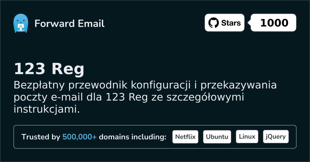 Jak skonfigurować pocztę e-mail za pomocą 123 Reg