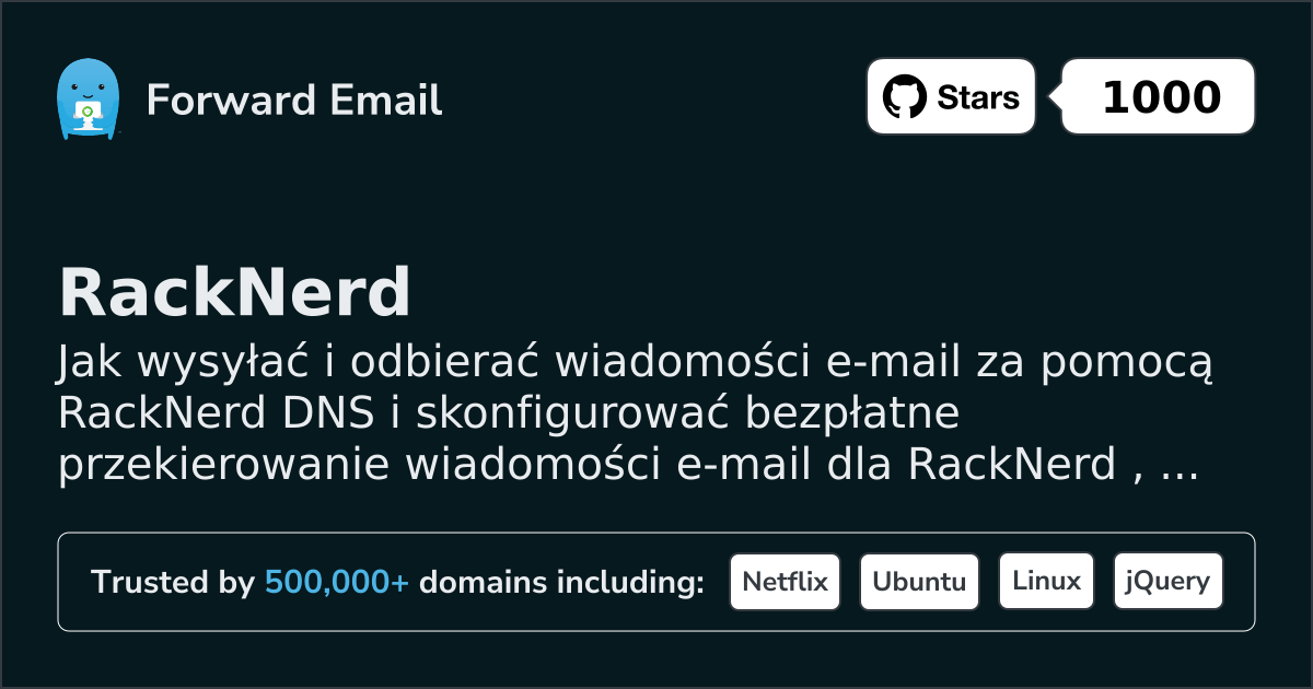 Jak skonfigurować pocztę e-mail za pomocą RackNerd