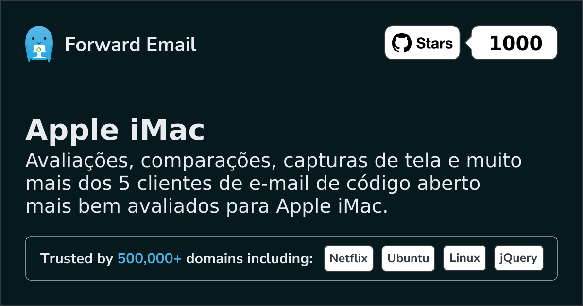 5 Top-Rated Open Source Email Clients for Apple iMac in 2026