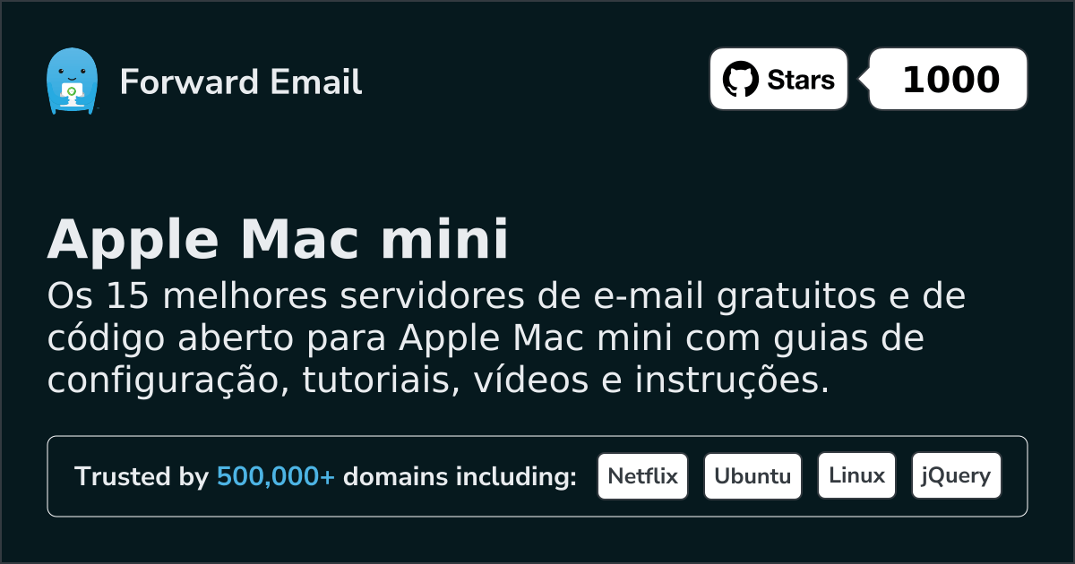 15 Best Open Source Email Servers for Apple Mac mini in 2026