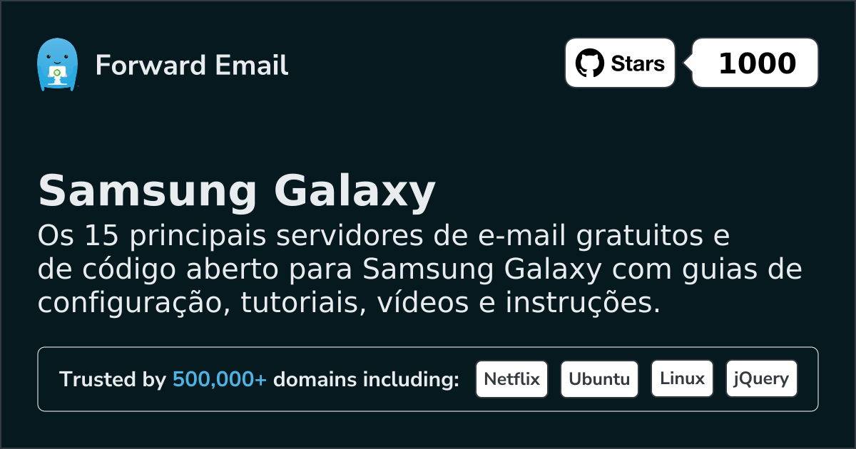 15 Top Open Source Email Servers for Samsung Galaxy in 2026