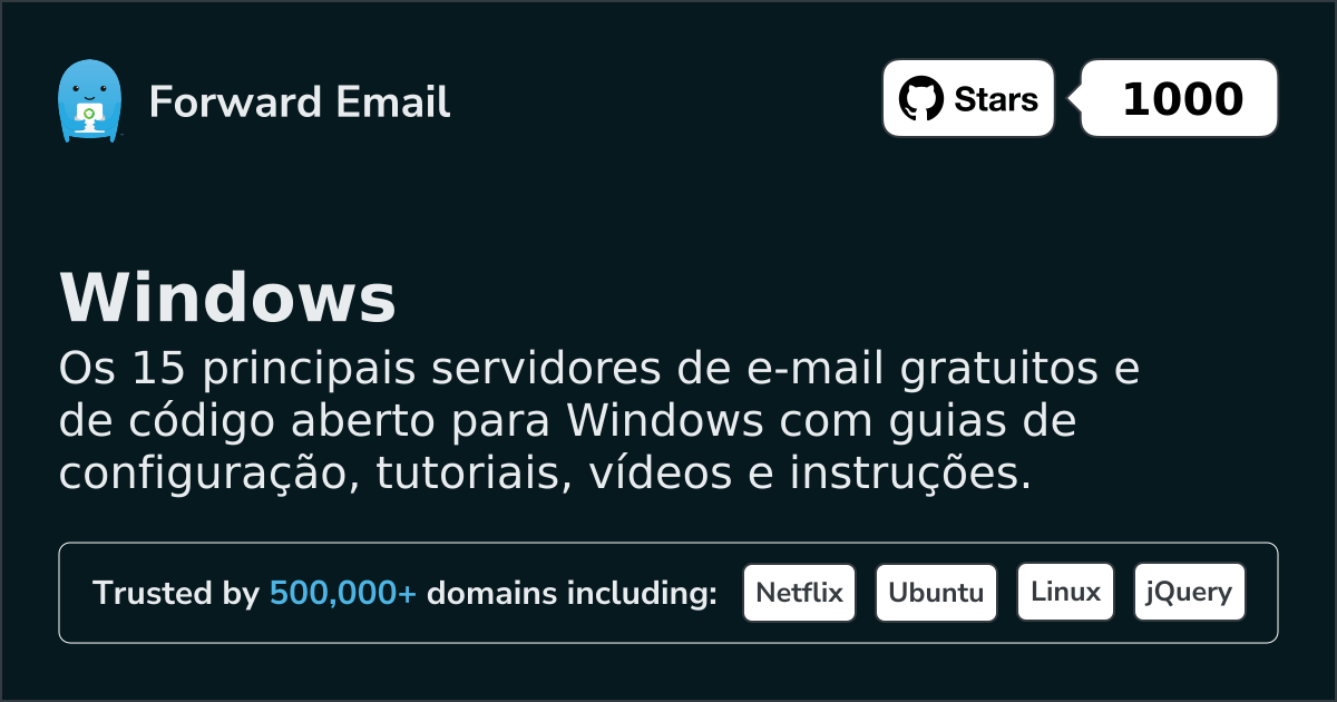 15 Top Open Source Email Servers for Windows in 2026