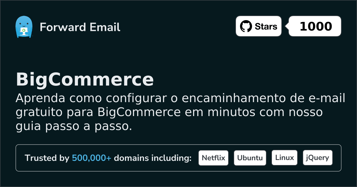 Como configurar e-mail com BigCommerce