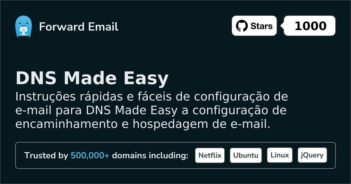 Como configurar e-mail com DNS Made Easy