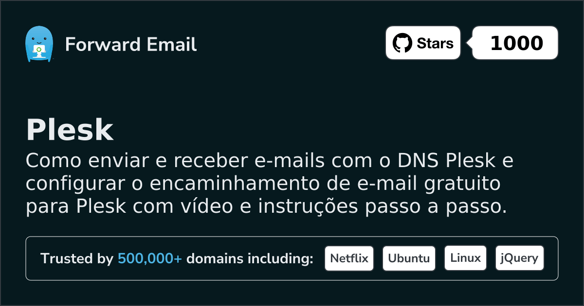 Como configurar e-mail com Plesk