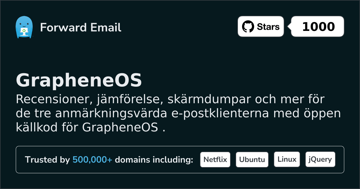 3 Notable Open Source Email Clients for GrapheneOS in 2026