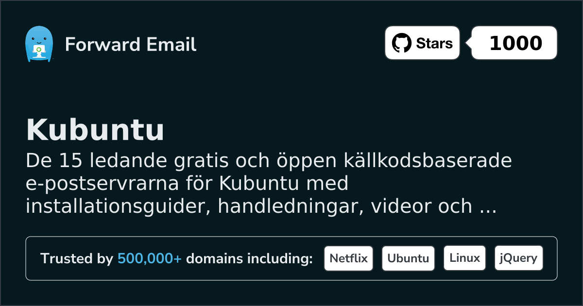 15 Leading Open Source Email Servers for Kubuntu in 2026