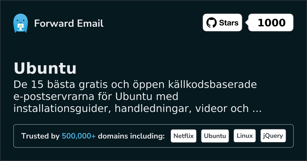 15 Top Open Source Email Servers for Ubuntu in 2026