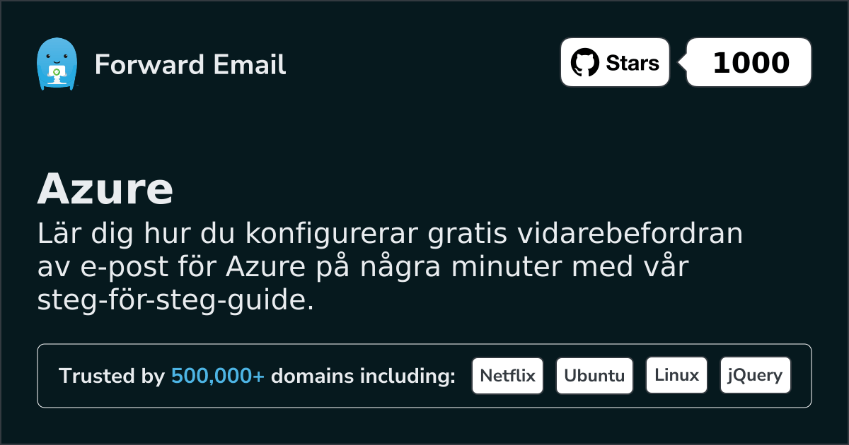 Hur man konfigurerar e-post med Azure
