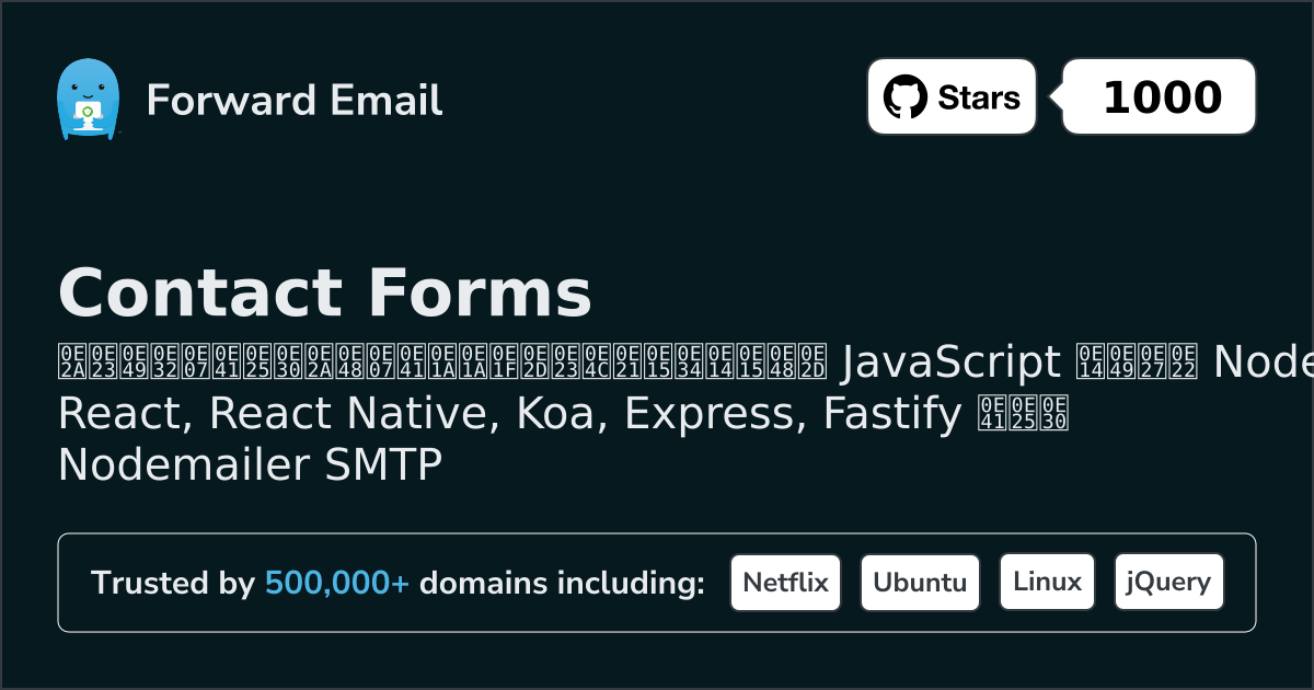 แบบฟอร์มติดต่อ JavaScript Node.js