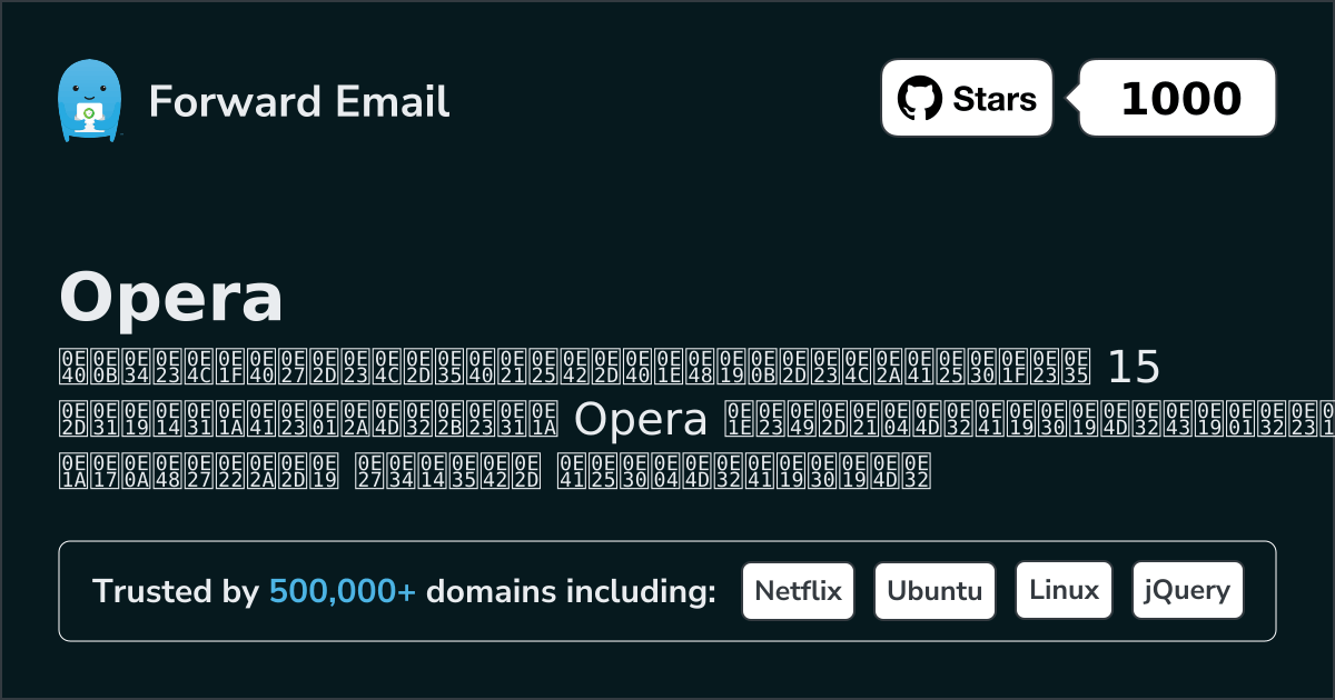 15 Top Open Source Email Servers for Opera in 2026