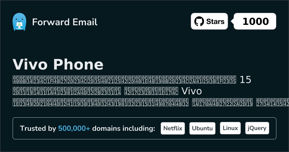 15 Top Open Source Email Servers for Vivo Phone in 2026